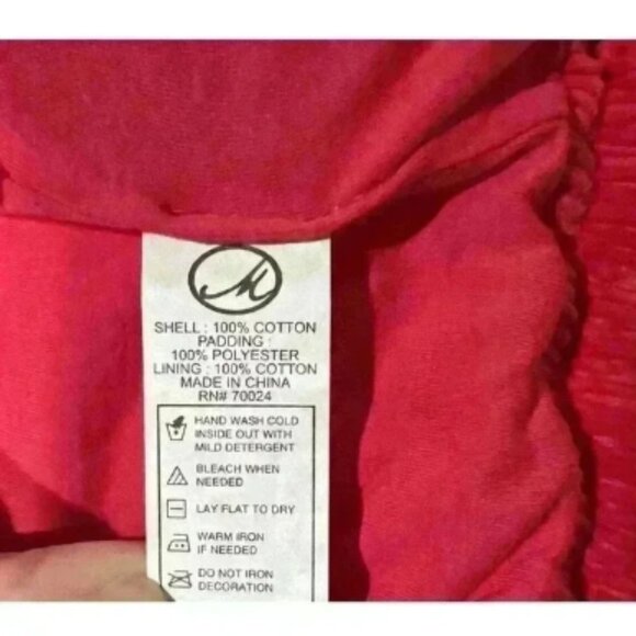 Mod-O-Doc Womens Sz Medium Red Orange Bulky Corduroy Vest - Picture 4 of 4